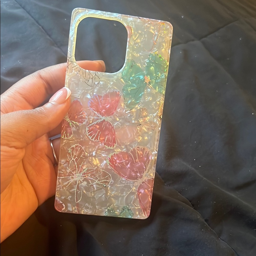 Floral Clear Phone Case